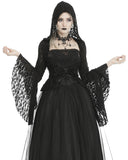 Dark In Love Kiara Shredded Hooded Gothic Cardigan