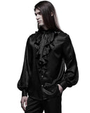 Punk Rave Columbus Mens Shirt - Black