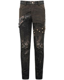 Devil Fashion Desertcore Mens Dieselpunk Pants