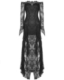 Dark In Love Enchantress Long Gothic Lace Evening Dress