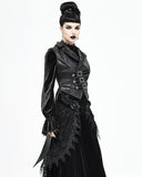 Devil Fashion Lycidas Womens Baroque Tailed Waistcoat Vest