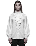 Punk Rave Columbus Mens Shirt - White
