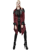 Devil Fashion Womens Creed Jacket - Red & Black