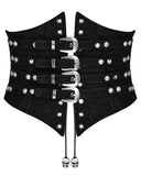 Punk Rave Valkyrie Cincher Corset - Black