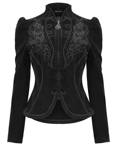 Devil Fashion Womens Susurrus Jacket - Black
