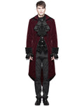 Devil Fashion Mens Charlemagne Jacket - Red & Black