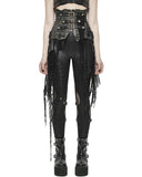 Devil Fashion Aconitia Dieselpunk Half-Skirt Cincher Corset