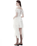 Dark In Love Celestine Gothic Wedding Dress - White