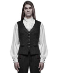 Punk Rave Invictus Mens Regency Gothic Waistcoat Vest