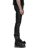 Punk Rave Toxico Mens Faux Leather Pants