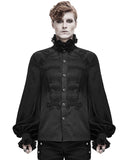 Devil Fashion Verendus Mens Gothic Shirt - Black
