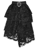 Punk Rave Regency Jabot Cravat - Black