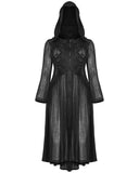 Punk Rave Plus Size Apothecaria Womens Hooded Cloak Jacket - Black