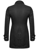 Punk Rave Halifax Mens Morning Jacket - Black