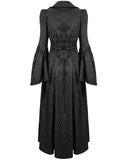 Eva Lady Womens Long Gothic Courtesan Jacquard Dress Coat