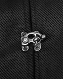 Punk Rave Mens Vest Waistcoat Black Gothic Steampunk Victorian VTG Faux Leather