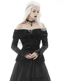 Dark In Love Nephthys Gothic Off Shoulder Top
