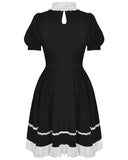 Dark In Love Rebel Princess Gothic Lolita Doll Dress - Black & White