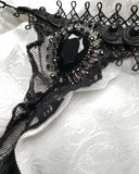 Devil Fashion Artemus Jabot Cravat - White
