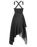 Punk Rave Daily Life Asymmetric Gothic Witch Sling Dress