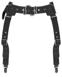 Punk Rave Womens Dark Gothic Serpent Suspender Belt