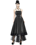 Devil Fashion Insidious Desires Womens Tafetta Layered Ball Gown Dress - Black