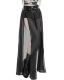 Punk Rave Dystopian Dreams Womens CyberPunk Layered Hot Pants & Skirt