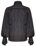 Punk Rave Lucius Poet Shirt - Black
