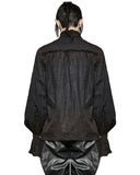 Punk Rave Lucius Poet Shirt - Black