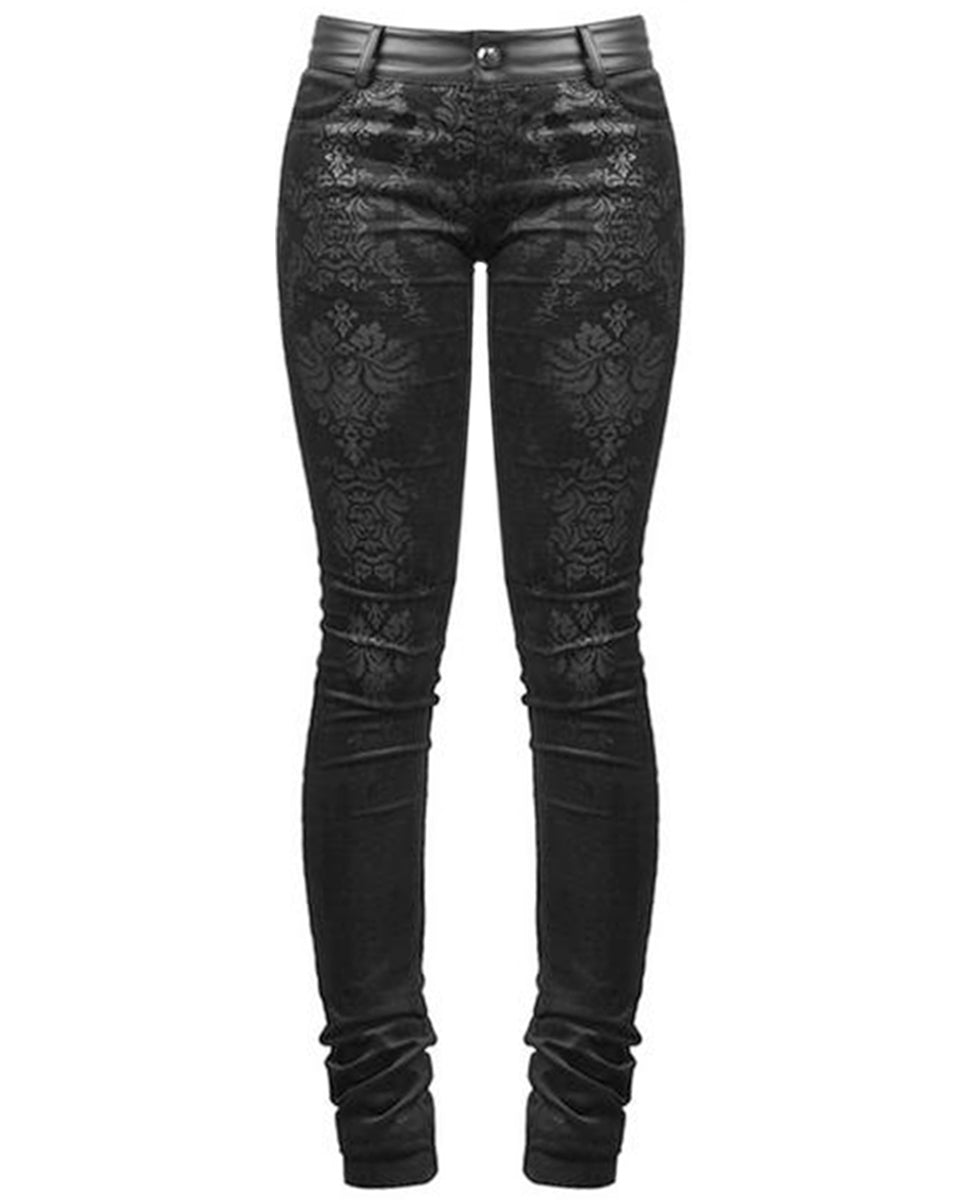 (S) cheapest PUNK KNEE DECONSTRUCTED HOLLOW DENIM TROUSERS by PUNKRAVE