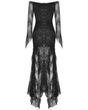 Dark In Love Enchantress Long Gothic Lace Evening Dress