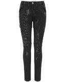 Devil Fashion Damage Control Womens Dieselpunk Skinny Jeans