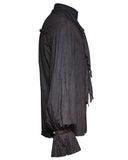 Punk Rave Lucius Poet Shirt - Black
