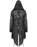 Devil Fashion Darkness Awaits Mens Hooded Gothic Cloak Cardigan