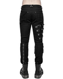 Devil Fashion Piston Smoke Mens Dieselpunk Pants