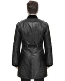 Devil Fashion Osiris Nightfall Mens Gothic Faux Leather Tailcoat