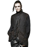 Punk Rave Lucius Poet Shirt - Black