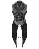 Devil Fashion Lycidas Womens Baroque Tailed Waistcoat Vest
