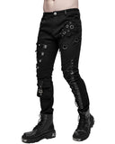 Devil Fashion Piston Smoke Mens Dieselpunk Pants