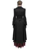 Eva Lady Womens Long Gothic Courtesan Jacquard Dress Coat