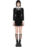 Punk Rave Incantine Gothic Lolita Witch Dress - Black Velvet