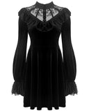 Dark In Love Druscilla Gothic Velvet Witch Dress