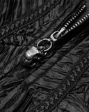 Punk Rave Alasandyre Mens Gothic Pleated Waistcoat Vest