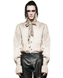 Punk Rave Lucius Poet Shirt - Off White