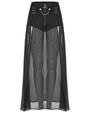 Punk Rave Dystopian Dreams Womens CyberPunk Layered Hot Pants & Skirt