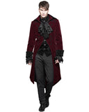 Devil Fashion Mens Charlemagne Jacket - Red & Black