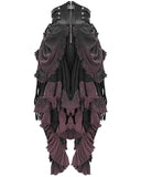 Devil Fashion Tithonia Steampunk Skirt - Black & Red