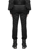 Punk Rave Gainsborough Mens Trousers - Black Stripe