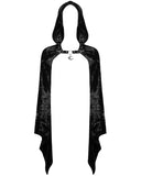 Dark In Love Arachne Velvet Gothic Hooded Bolero Shrug