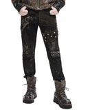 Devil Fashion Desertcore Mens Dieselpunk Pants